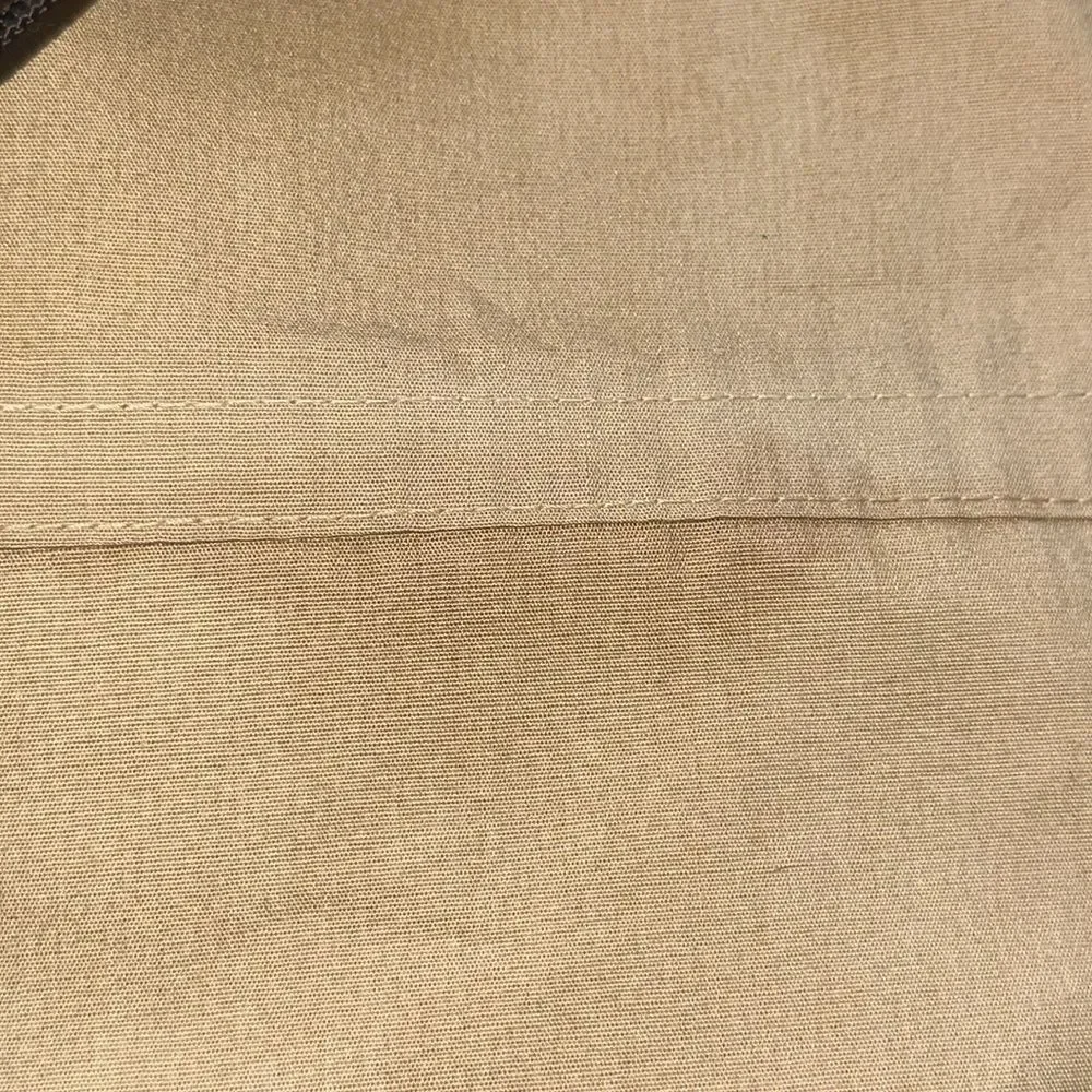 Grodin's Tan/Brown Fur Lined Winter Coat Size 46 Warm Heavy Outerwear Vintage